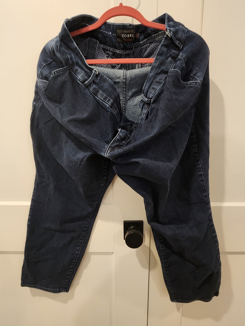 torrid Dark Blue Cropped Ankle Jeans